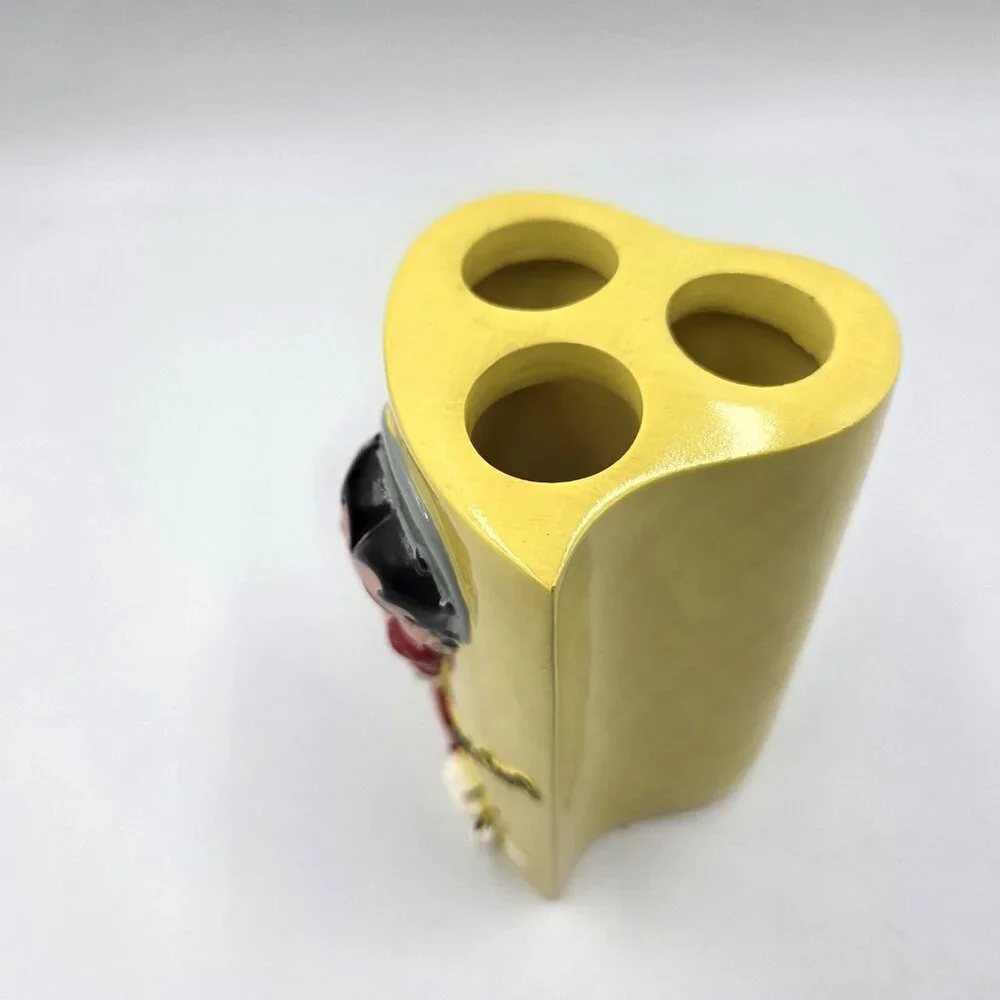 Vintage Betty Boop Toothbrush Holder Yellow Heart Peek A Boop Bathroom 2004